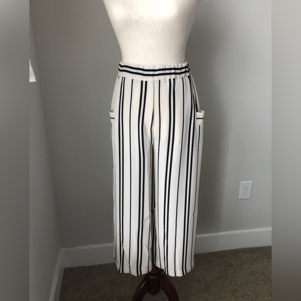 Mango culotte stripes trousers